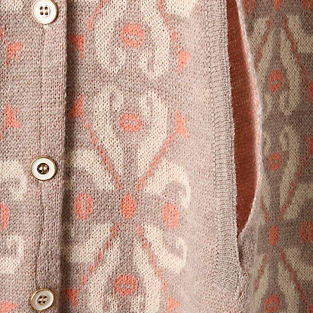 Anthropologie Cape M MADCHEN FLOWERING POMPONA Sweater Poncho Collar Wool NWT - Picture 4 of 5